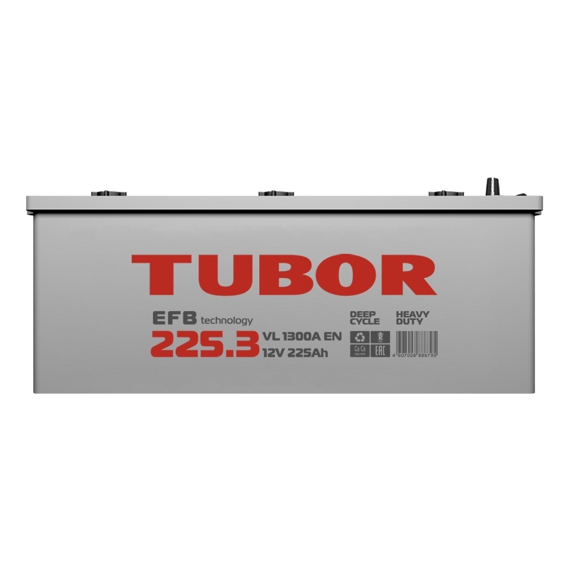Tubor EFB 6СТ-225.3 VL (Start-Stop)