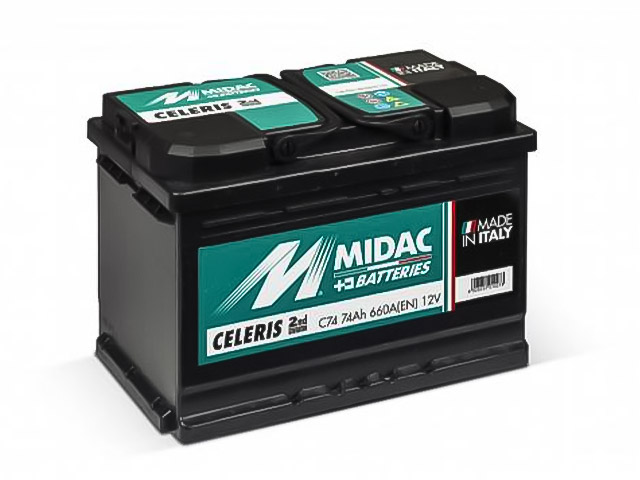 Midac Celeris C74 Standard DIN 74Ah 660A о.п.