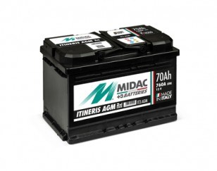 Midac Itineris IT3 AGM Start-Stop 70Ah 760A о.п.
