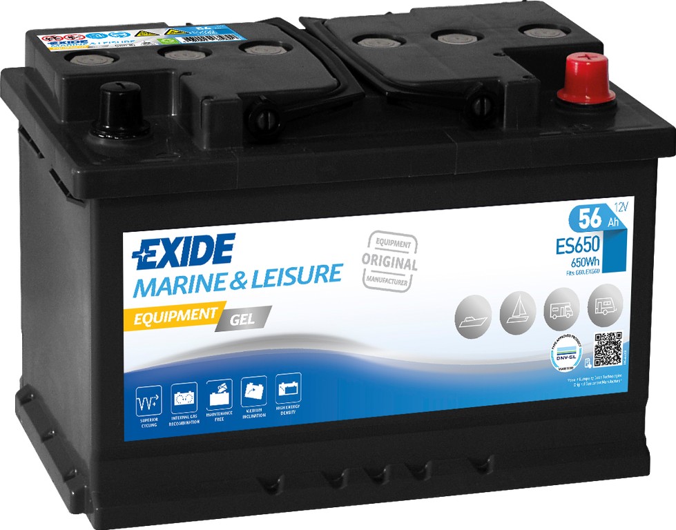 Exide Equipment GEL ES650 R+ 56AH 650Wh