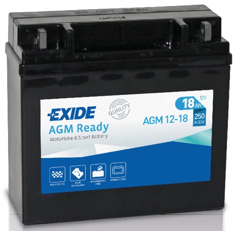 Exide AGM12-18 18AH 250А R+